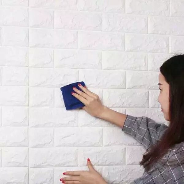 El PE hace espuma uso de la decoración de Hom de las etiquetas engomadas de la pared del papel pintado 3d